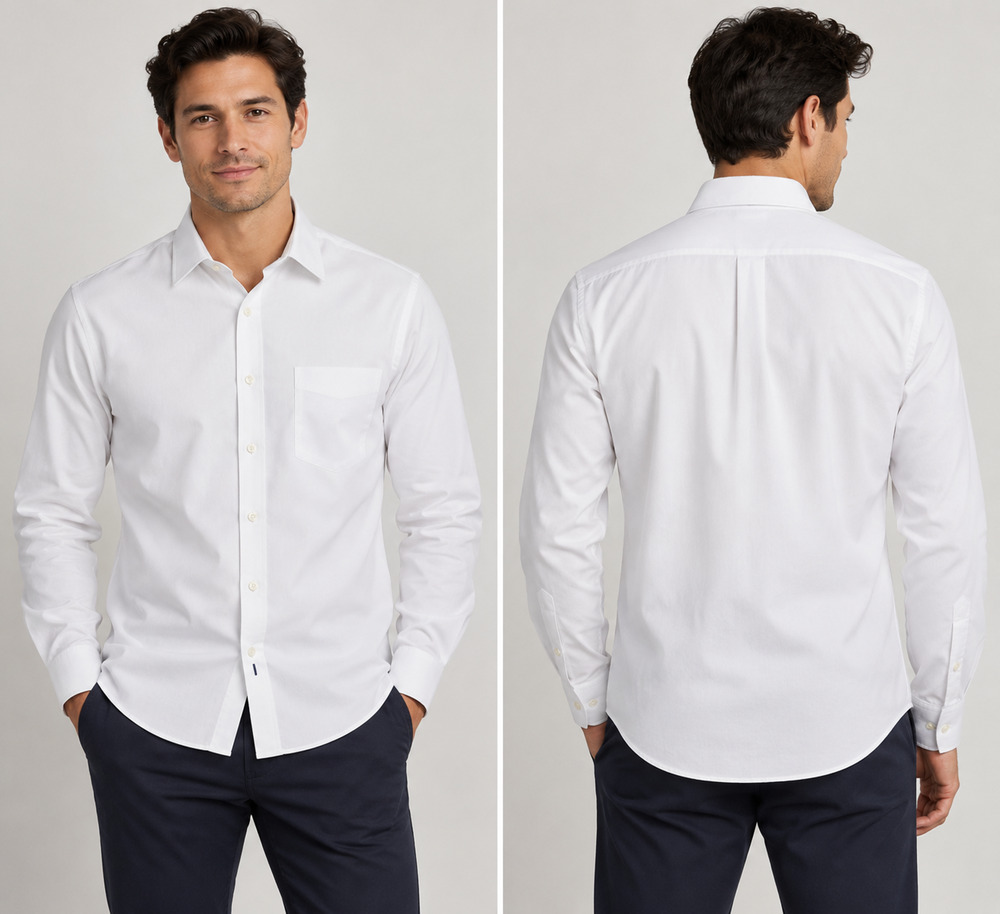 Banana Republic Mens XS White Non Iron Classic Fit 100% Cotton Dress Shirt NWOT
